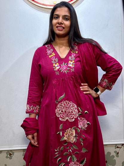 Floral cotton 3 piece set