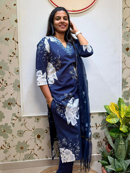 Royal blue 3 piece set