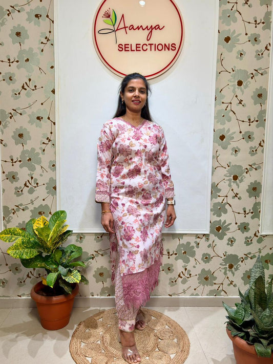 Floral print co ord set