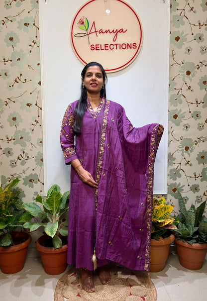 Mulchanderi Festive 3 piece set