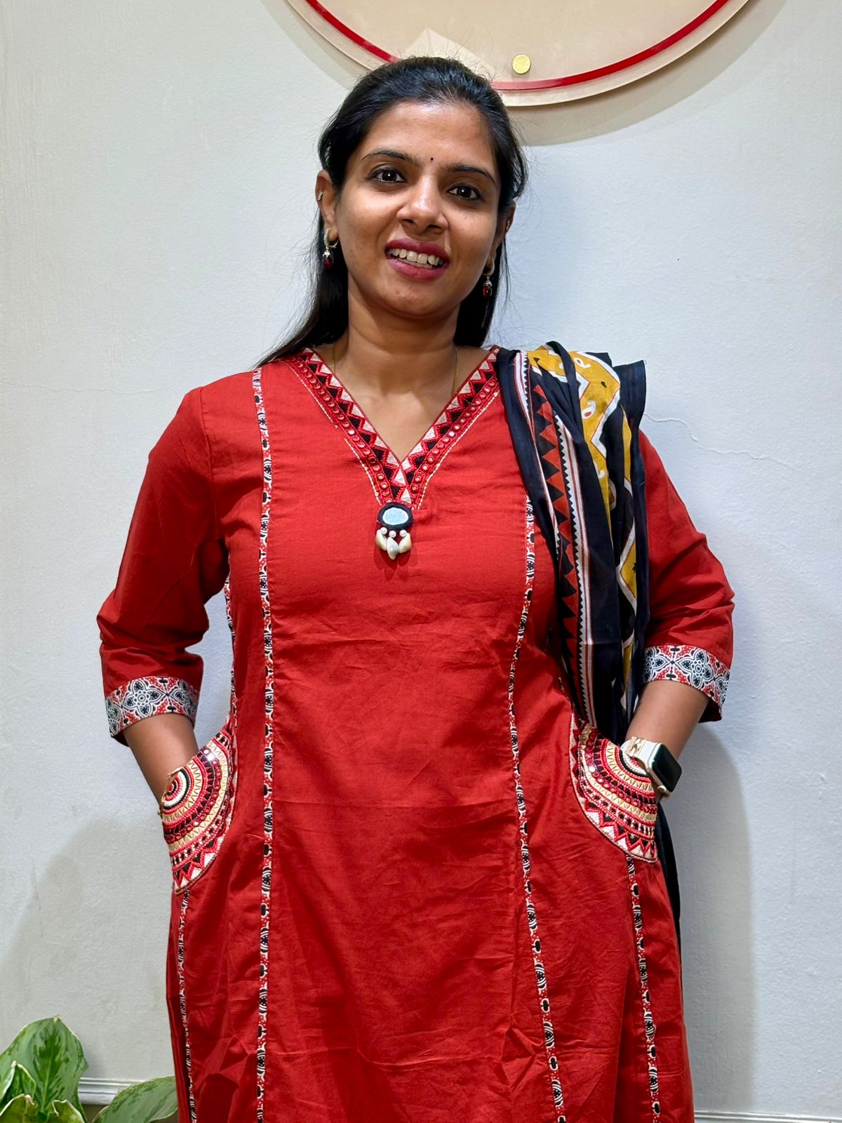 Cotton Aline kurti set