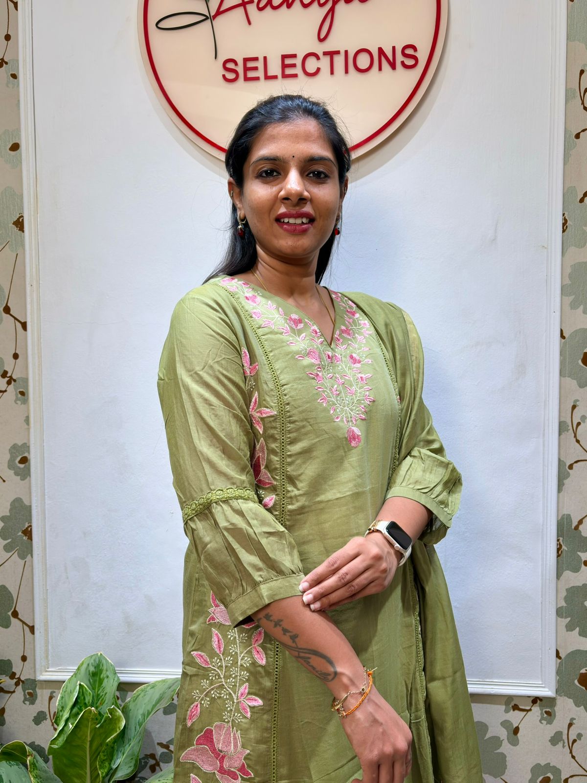 Gaji silk kurti set
