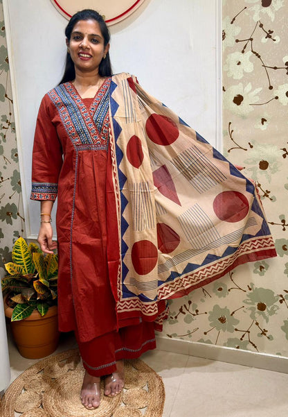 Brown Kurti set