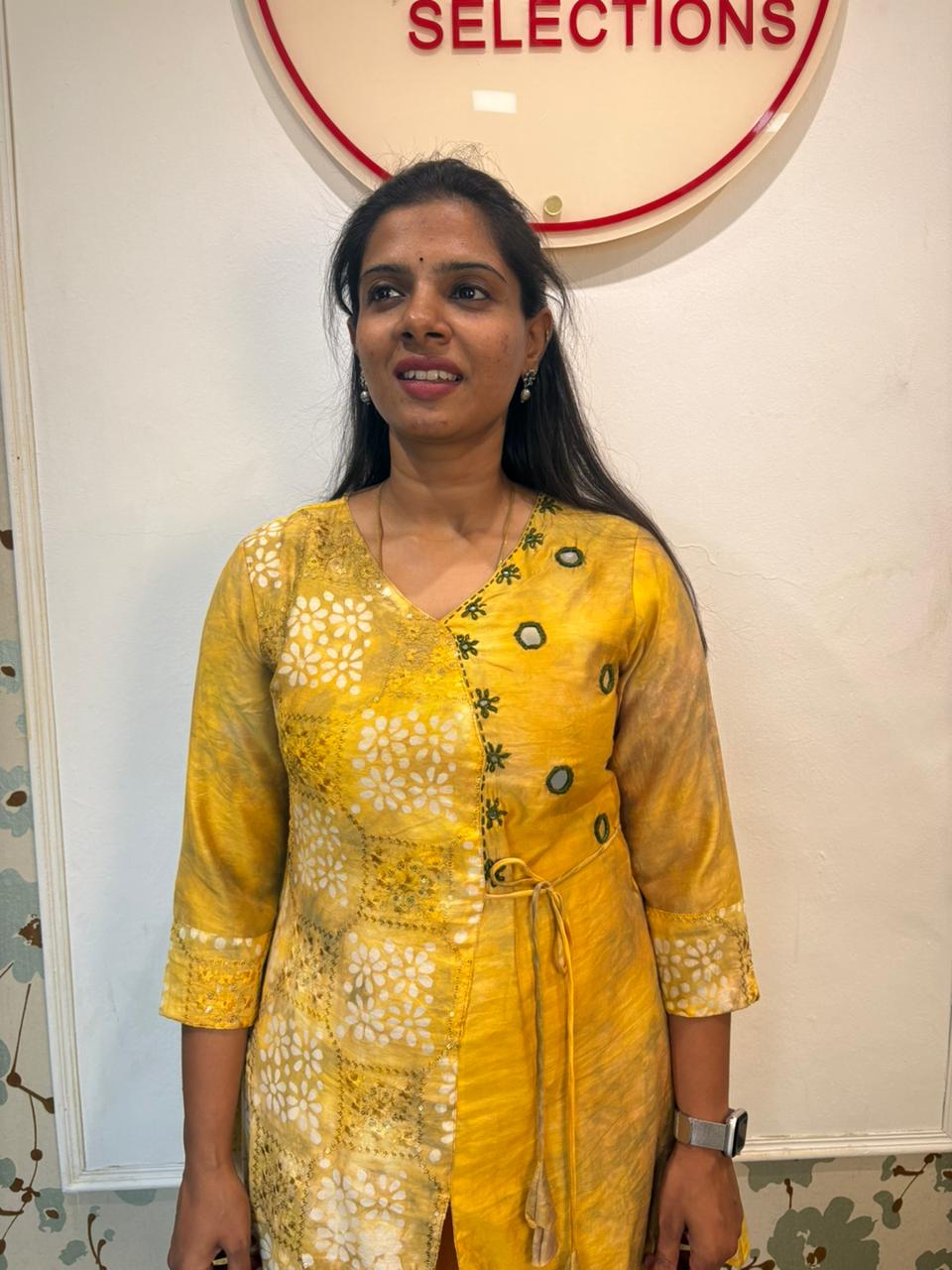 Yellow Silk Co-ord Set